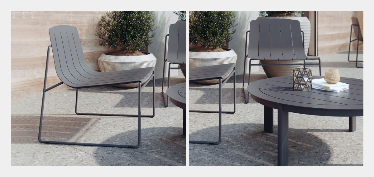 Aluminum Outdoor Patio furniture hbsinostar 2