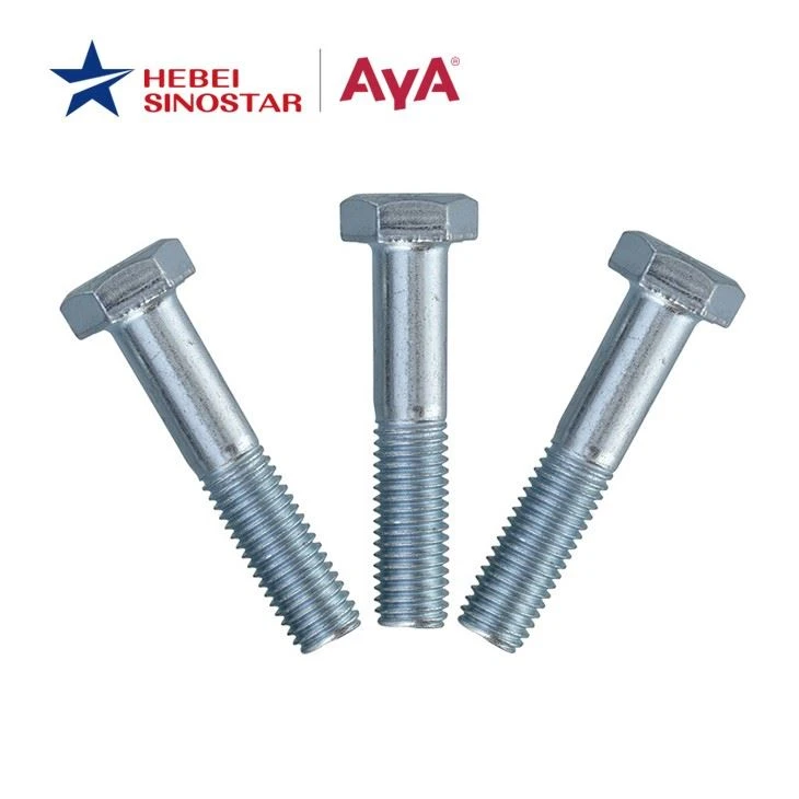 Half Thread Hex Bolts